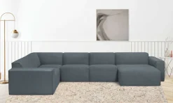 OTTO home Wohnlandschaft »Clayton Breite 371 cm, U-Form« in einem trendigen Cord-Bezug, verschiedene Kombinationen verfügbar
