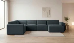 OTTO home Wohnlandschaft »Clayton Breite 371 cm, U-Form« in einem trendigen Cord-Bezug, verschiedene Kombinationen verfügbar