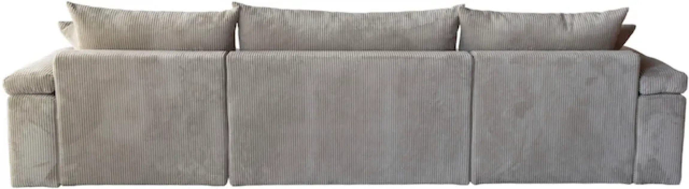 OTTO home Wohnlandschaft »Cosy U-Form, B: 309 cm, XXL-Wohnlandschaft mit Federkern« 2 Zierkissen, Mega-Sofa, Cord oder Struktur weich, Kaltschaumauflage