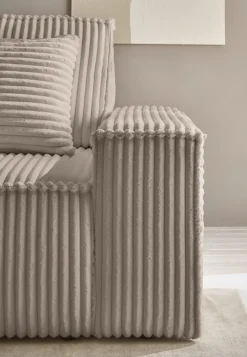 OTTO home Wohnlandschaft »FINNLEYCord U-Form XXL 329 cm - OTTO. Verlässliche Qualität.« Schlafsofa, Bettkasten, in Bouclé, Struktur fein und Mega Cord