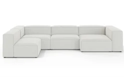 OTTO home Wohnlandschaft »HAILY U-Form mit Ottomane links/rechts, Maße B/T/H: 360/200/72 cm« als Modul oder separat verwendbar, für individuelle Zusammenstellung