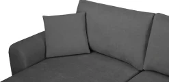 OTTO home Wohnlandschaft »JONAA Feinstruktur, U-Form, 311 cm. -OTTO. Verlässliche Qualität« Tonnentaschen-Federkern, Bettkasten, Schlafsofa (133/270)