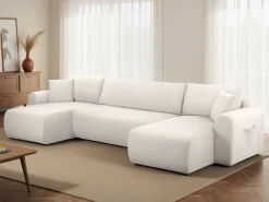 OTTO home Wohnlandschaft »JONAA Cord, U-Form, 311 cm. -OTTO. Verlässliche Qualität« Tonnentaschen-Federkern, Bettkasten, Schlafsofa (133/270)