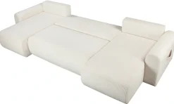 OTTO home Wohnlandschaft »JONAA Cord, U-Form, 311 cm. -OTTO. Verlässliche Qualität« Tonnentaschen-Federkern, Bettkasten, Schlafsofa (133/270)