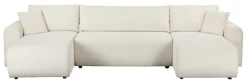 OTTO home Wohnlandschaft »JONAA Cord, U-Form, 311 cm. -OTTO. Verlässliche Qualität« Tonnentaschen-Federkern, Bettkasten, Schlafsofa (133/270)