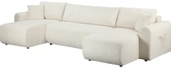 OTTO home Wohnlandschaft »JONAA Cord, U-Form, 311 cm. -OTTO. Verlässliche Qualität« Tonnentaschen-Federkern, Bettkasten, Schlafsofa (133/270)