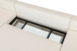 OTTO home Wohnlandschaft »JONAA Cord, U-Form, 311 cm. -OTTO. Verlässliche Qualität« Tonnentaschen-Federkern, Bettkasten, Schlafsofa (133/270)