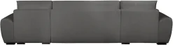 OTTO home Wohnlandschaft »KIVELLA Cord-Struktur, U-Form, 307 cm« Schlaffunktion(128/257), Bettkasten, Cord-Struktur-Mix