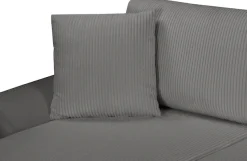 OTTO home Wohnlandschaft »KIVELLA Cord-Struktur, U-Form, 307 cm« Schlaffunktion(128/257), Bettkasten, Cord-Struktur-Mix