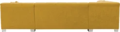 OTTO home Wohnlandschaft »Lolland 296 x 195 cm, modern, mit Steppungen, mittelfester Sitz« U-Form, aus pflegeleichtem, weichem Luxus-Microfaser