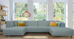 OTTO home Wohnlandschaft »Maroon U-Form« in skandinavischem Design, mit losen Kissen