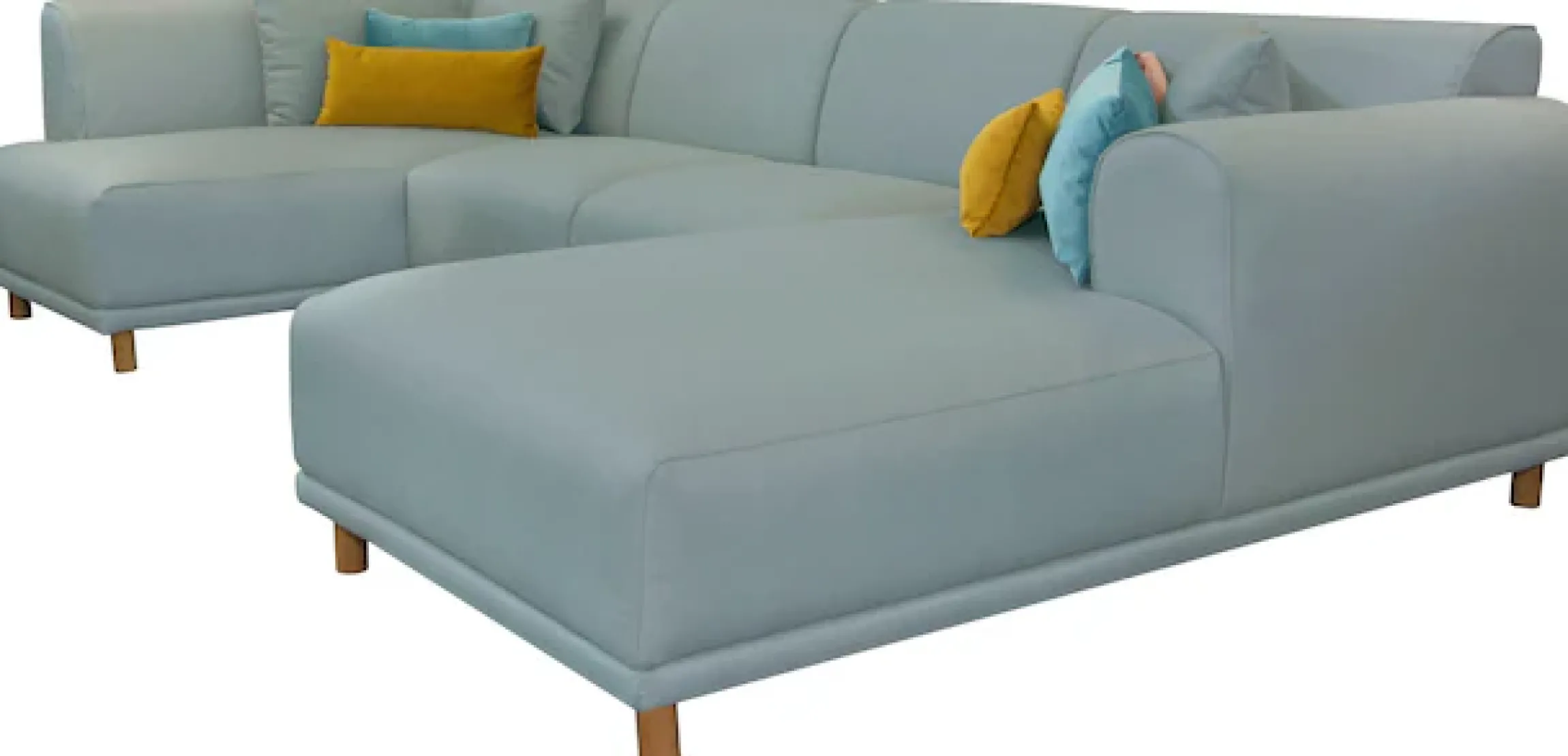 OTTO home Wohnlandschaft »Maroon U-Form« in skandinavischem Design, mit losen Kissen