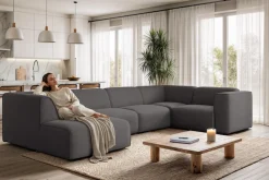 OTTO home Wohnlandschaft »Merid U-Form, B: 367 cm« jederzeit durch Module erweiterbar