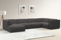 OTTO home Wohnlandschaft »Merid U-Form, B: 367 cm« jederzeit durch Module erweiterbar