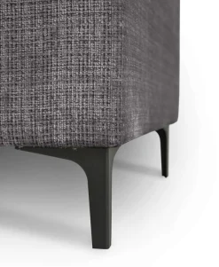 OTTO home Wohnlandschaft »OLAND Chenille U-Form, XXL, B: 345 cm, Skandi-Design« U-Form, 345 cm, Wellenunterfederung, Skandi-Design, Metallfüße