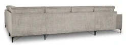 OTTO home Wohnlandschaft »OLAND Chenille U-Form, XXL, B: 342 cm, Skandi-Design« Skandi-Design in Struktur, Flachgewebe, Luxus-Microfaser, Boucle