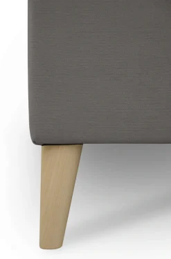 OTTO home Wohnlandschaft »Oland Skandi, weicher Chenille-Stoff« U-Form, 342 cm, Wellenunterfederung, Skandi-Design, Massivholzfüße