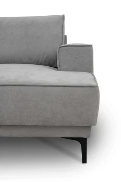 OTTO home Wohnlandschaft »OLAND Struktur fein U-Form, XXL, B: 345 cm, Skandi-Design« U-Form, 345 cm, Wellenunterfederung, Skandi-Design, Metallfüße
