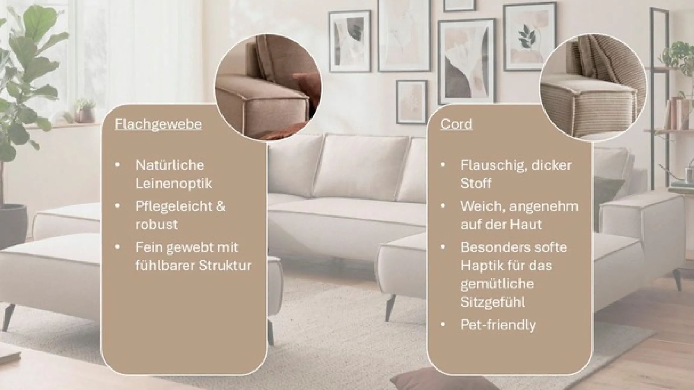 OTTO home Wohnlandschaft »TVINNU Cord, 354 cm« Recamiere rechts/links, schwarze Metallfüße, bequeme Sitz-/Liegefläche