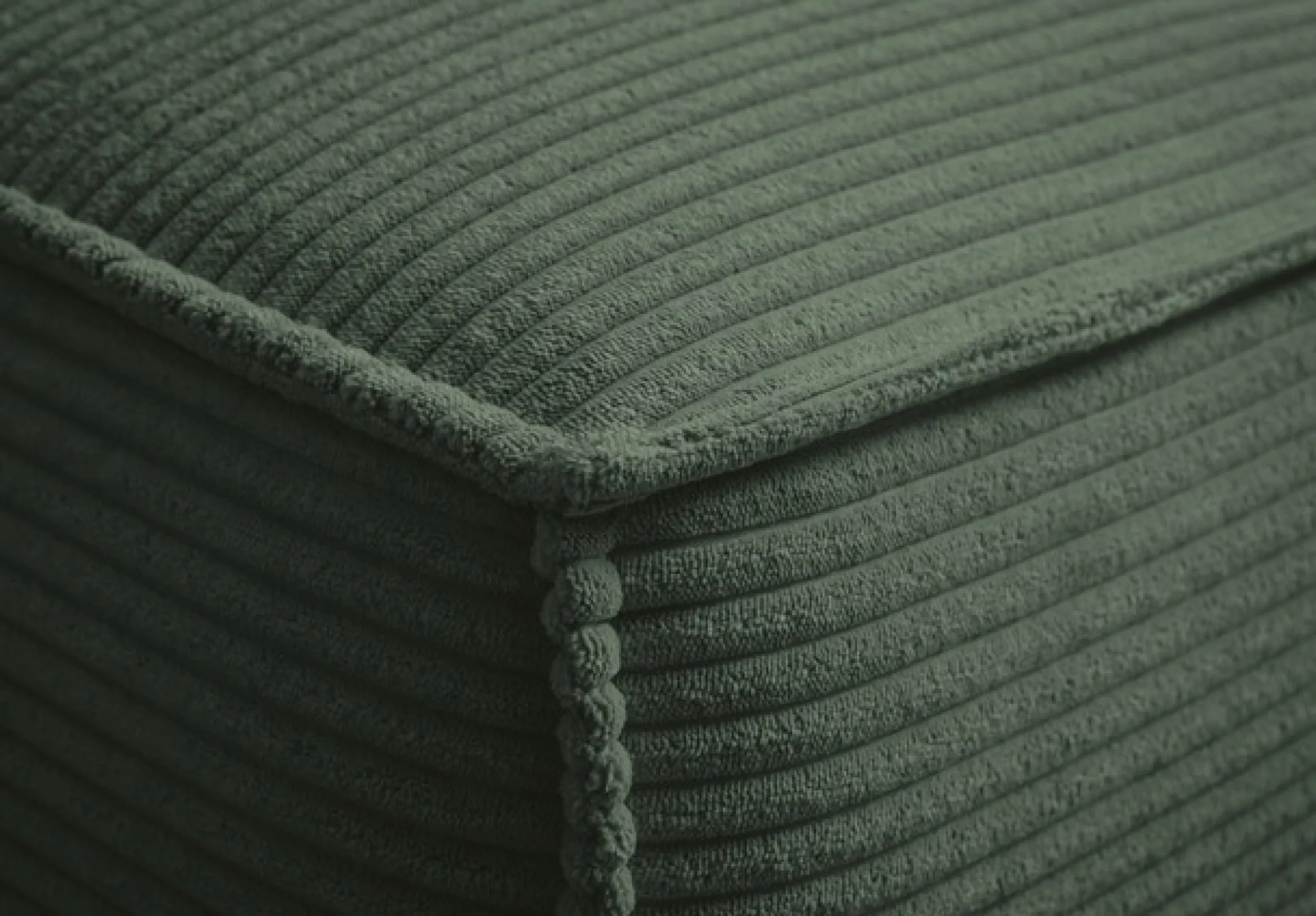 OTTO home Wohnlandschaft »TVINNU Cord, 354 cm« Recamiere rechts/links, schwarze Metallfüße, bequeme Sitz-/Liegefläche