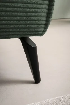 OTTO home Wohnlandschaft »TVINNU Cord, 354 cm« Recamiere rechts/links, schwarze Metallfüße, bequeme Sitz-/Liegefläche