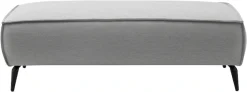 OTTO home Wohnlandschaft »TVINNU Leinenoptik, 354, mit Hocker« Recamiere rechts/links, stellbar zum Schlafsofa (Krokodilverbinder)
