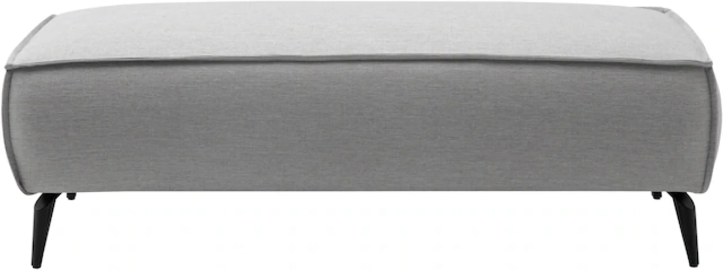 OTTO home Wohnlandschaft »TVINNU Leinenoptik, 354, mit Hocker« Recamiere rechts/links, stellbar zum Schlafsofa (Krokodilverbinder)