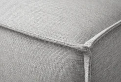 OTTO home Wohnlandschaft »TVINNU Leinenoptik, 354 cm« Recamiere rechts/links, schwarze Metallfüße, bequeme Sitz-/Liegefläche