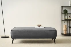OTTO home Wohnlandschaft »TVINNU Cord, 354 cm, mit Hocker« Recamiere rechts/links, stellbar zum Schlafsofa (Krokodilverbinder)