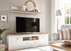 OTTO home Wohnwand »Westminster, Anbauwand im Landhausstil, Komplettset, Wohnzimmer-Set« Set, 2 Stk. tlg.