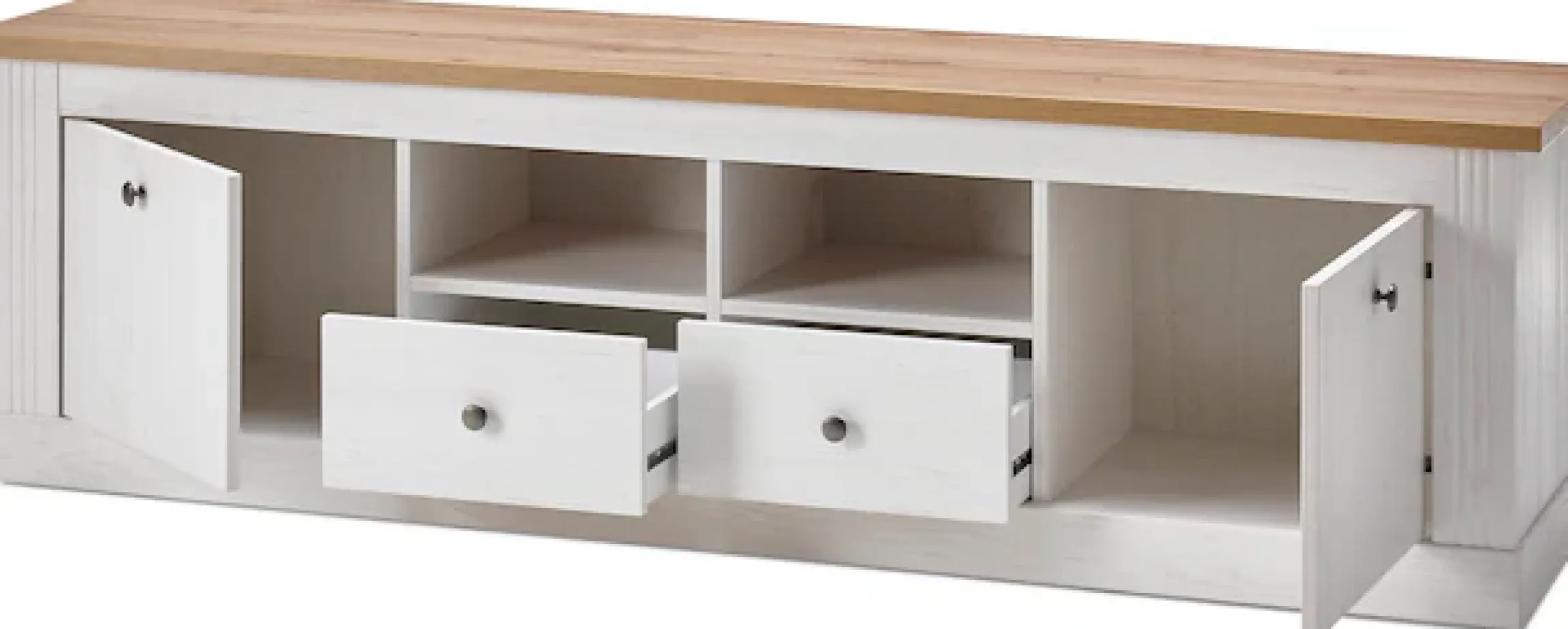 OTTO home Wohnwand »Westminster, Anbauwand im Landhausstil, Komplettset, Wohnzimmer-Set« Set, 2 Stk. tlg.
