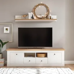 OTTO home Wohnwand »Westminster, Anbauwand im Landhausstil, Komplettset, Wohnzimmer-Set« Set, 2 Stk. tlg.