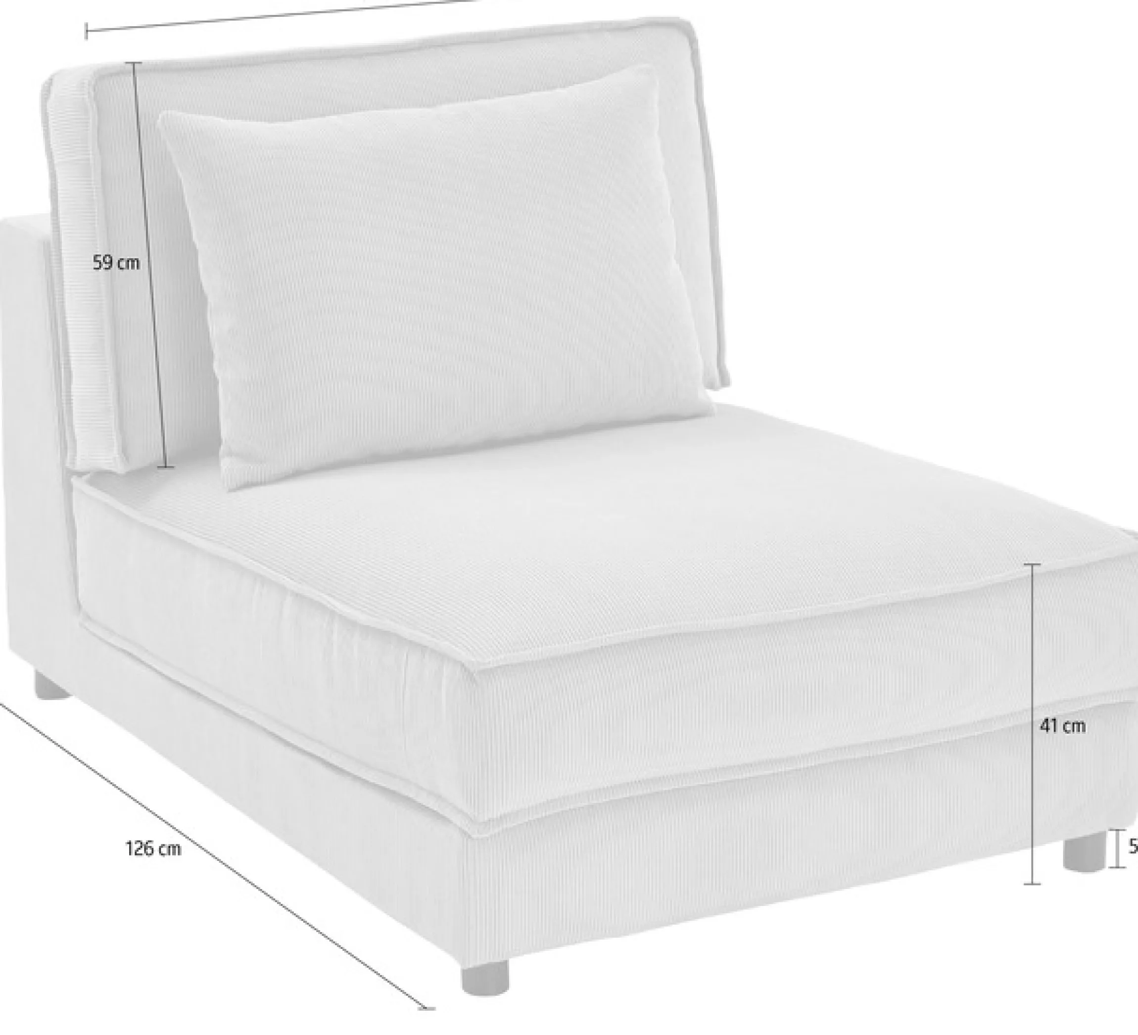 OTTO home XXL-Sessel »Valan« XXL-Sitzfläche, mit Cord-Bezug, frei stellbar, mit Wellenunterfederung