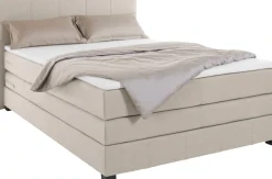 OTTO products Boxspringbett »Peetu« Taschenfederkern-Matratze, in 4 Breiten und 4 Farben, incl. Topper