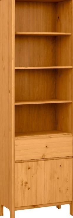 OTTO products Hochschrank »Jorrick« Breite 60 cm, Massivholz Kiefer mit Bio Öl/Wachs behandelt