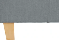 OTTO products Polsterbett »Heddi« in 5 Breiten: von 90cm-200cm,Biese am Kopfteil,Strukturstoff