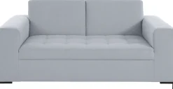 OTTO products 2-Sitzer »Grazzo« hochwertige Stoffe aus recyceltem Material, Steppung im Sitzbereich