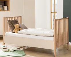 PAIDI Babybett »MILA & BEN Steiff by PAIDI, 70x140cm, Buche Massivholz, Kinderbett« inkl. Lattenrost, Gitterbett höhenverstellbar, entnehmbare Sprossen