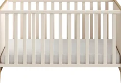 PAIDI Babybett »STIENE 70x140cm in Beige oder Grau, umbaubares Bett mit Massivholz« Gitterbett 4-fach höhenverstellbar, entnehmbare Sprossen, Kinderbett
