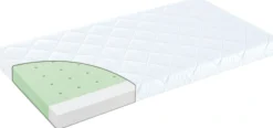 PAIDI Babymatratze »LITTLE NIGHT in 70x140 cm, ergonomisch & atmungsaktiv« 10 cm hoch 1 Stk. tlg. Bezug bei 60°C waschbar, allergikergeeignet, Sicherheitstrittkanten