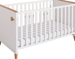 PAIDI Babymöbel-Set »LOTTE & FYNN Steiff by PAIDI, hochwertiges Babyzimmer komplett« Babybett, Wickelaufsatz und Wickelkommode, 2-türiger Schrank, 4 Stk. tlg. (Spar-Set) in Weiß, Babybett, Kleiderschrank, Kommode + Wickelaufsatz