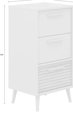 PAIDI Highboard »EEFJE in Beige, 3 Schubladen mit Soft-Close, verschiedene Ausführungen« B/H/T ca. 48/93/41cm,modernes und langlebiges Regal aus Holz, geprüfte Qualität, Kommode