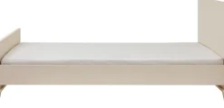 PAIDI Kinderbett »JONTE 120x200cm, Jugendbett in Beige« B/H/T ca. 209/96/126cm, Cashmere-Beige,zeitloses & langlebiges Einzelbett, Massivholz-Füße