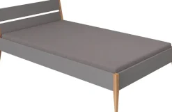 PAIDI Kinderbett »STIENE in verschiedenen Größen und Farben« 90/120/140x200cm - Beige, Grau, Eiche massiv,Jugendbett mit Massivholz, pflegeleicht, langlebig, Jugendliege