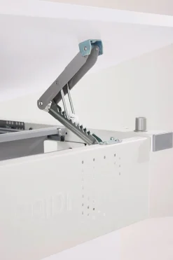 PAIDI Kinderschreibtisch »DIEGO CURVED GT, Schülerschreibtisch, ergonomisch, mitwachsend« stufenlos höhenverstellbar, geteilte Tischplatte neigbar