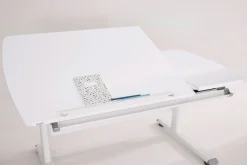 PAIDI Kinderschreibtisch »DIEGO CURVED GT, Schülerschreibtisch, ergonomisch, mitwachsend« stufenlos höhenverstellbar, geteilte Tischplatte neigbar