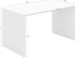 PAIDI Kinderschreibtisch »STIENE in Beige oder Grau, 130x70 cm« B/H/T ca. 130/73/70cm,stabiler und langlebiger Schreibtisch, kratzfest, leicht zu reinigen