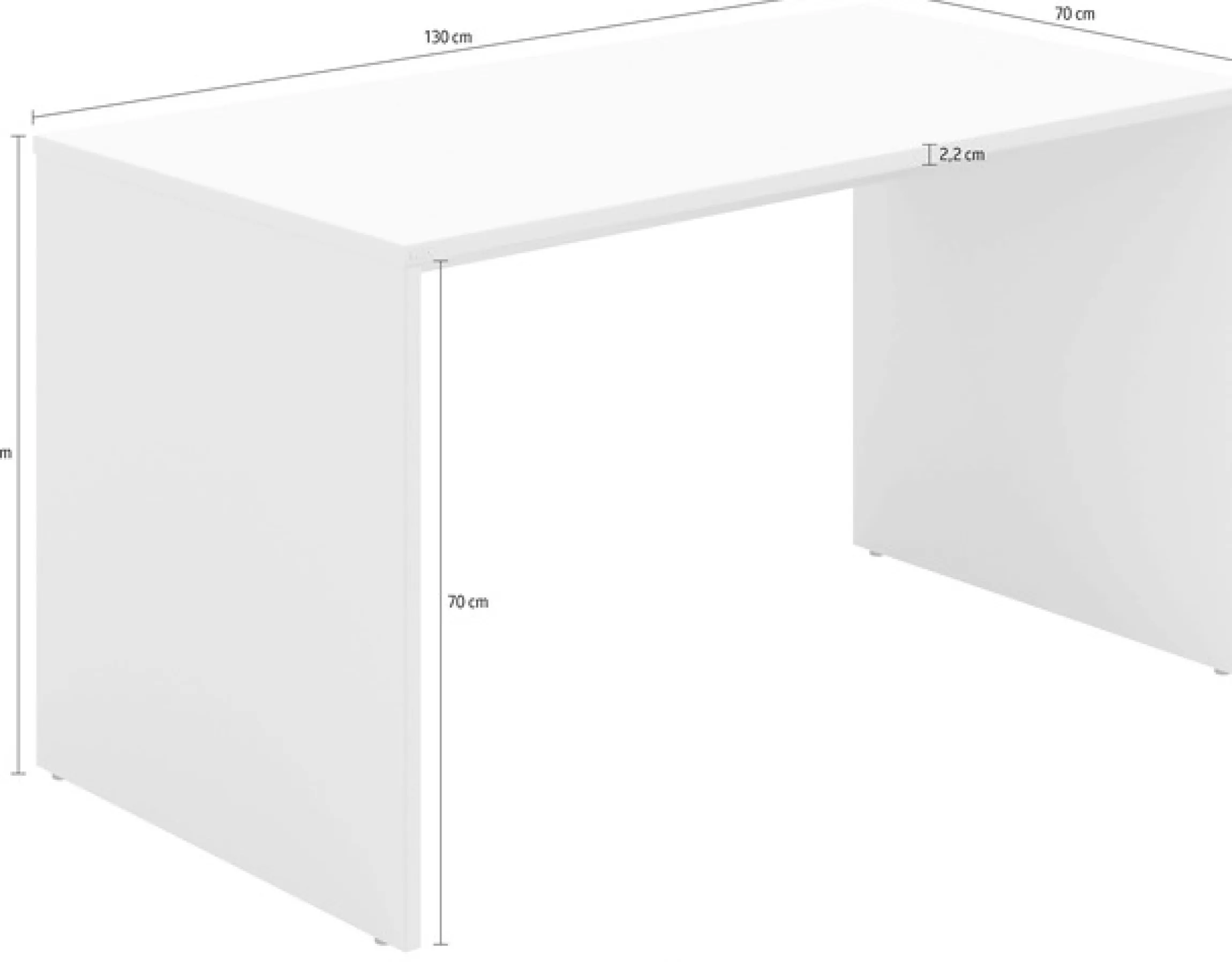PAIDI Kinderschreibtisch »STIENE in Beige oder Grau, 130x70 cm« B/H/T ca. 130/73/70cm,stabiler und langlebiger Schreibtisch, kratzfest, leicht zu reinigen