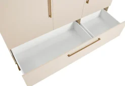 PAIDI Kleiderschrank »STIENE in Beige oder Grau, 3 Türen und 1 Schublade mit Soft-Close« B/H/T ca. 170/200/57cm,inkl Kleiderstange + Einlegeböden, Kleiderschrank mit Eiche Massivholz