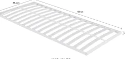 PAIDI Lattenrost »STANDARD 90x190cm, montiert« besondere Langlebigkeit, extreme Stabilität